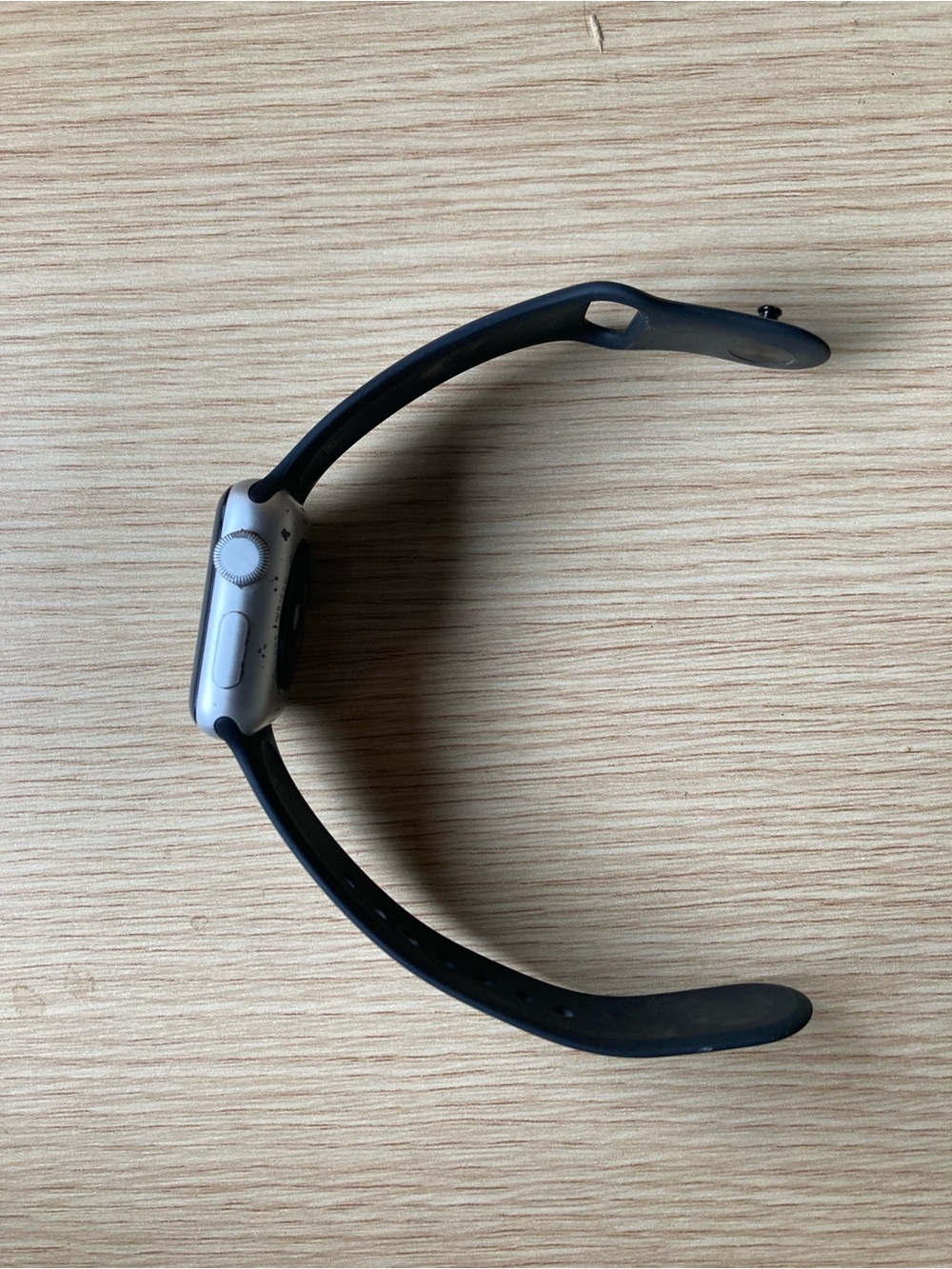 Apple Smartwatch Silver Case with Black Sport Band